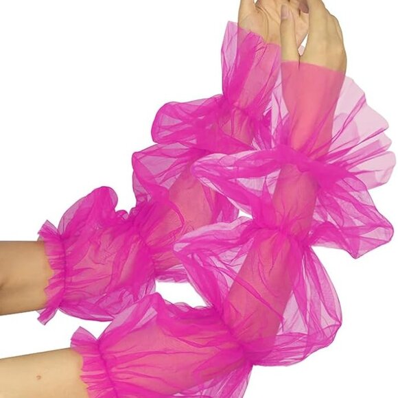 Long Sheer Gloves - Picture 3 of 7